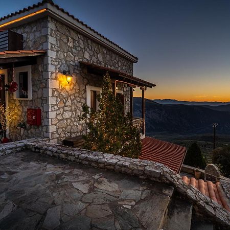 Rock Dandy Deluxe Chalet In Arachova - Delphi, Sauna, Prv Parking, Amazing View Kültér fotó