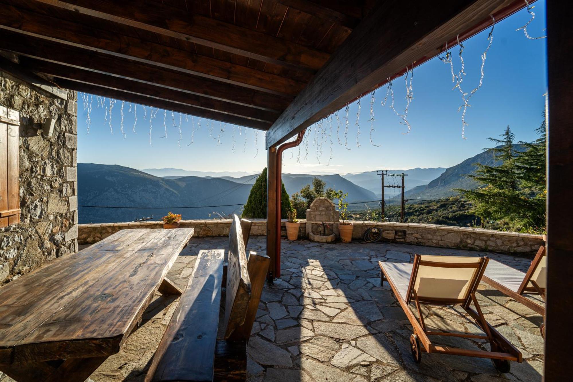 Rock Dandy Deluxe Chalet In Arachova - Delphi, Sauna, Prv Parking, Amazing View Kültér fotó