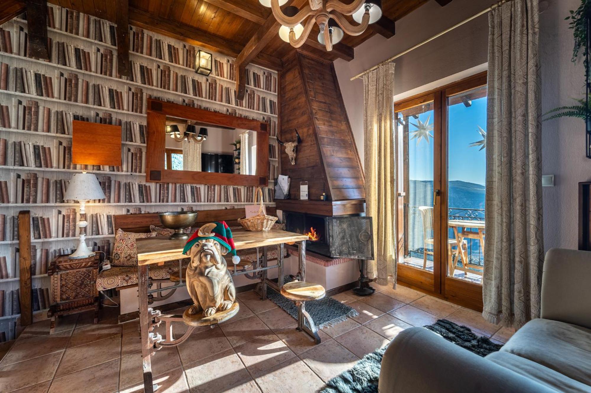 Rock Dandy Deluxe Chalet In Arachova - Delphi, Sauna, Prv Parking, Amazing View Kültér fotó