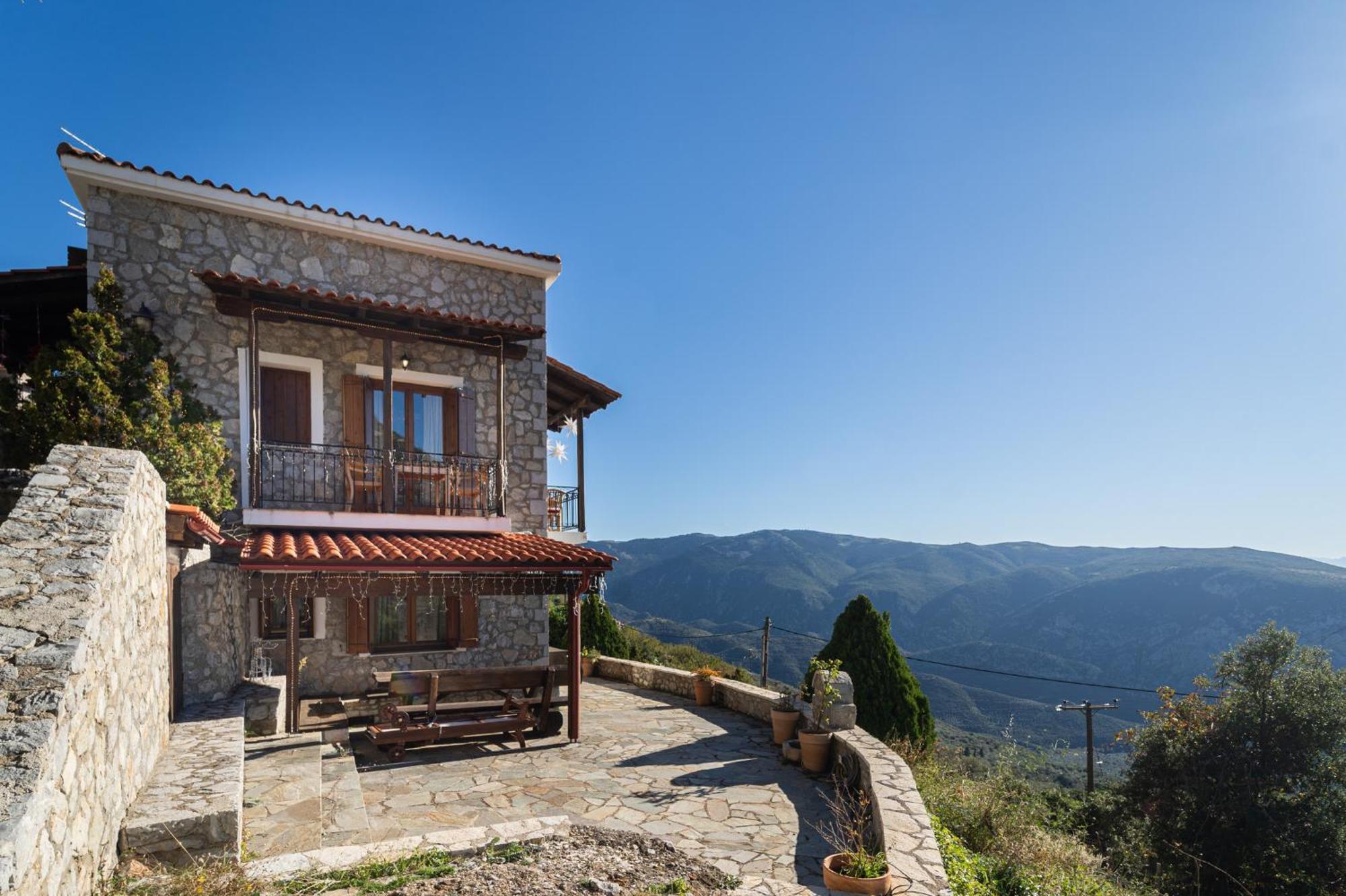 Rock Dandy Deluxe Chalet In Arachova - Delphi, Sauna, Prv Parking, Amazing View Kültér fotó