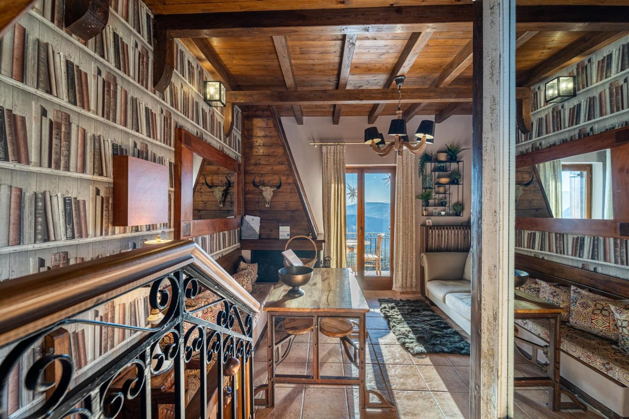 Rock Dandy Deluxe Chalet In Arachova - Delphi, Sauna, Prv Parking, Amazing View Kültér fotó