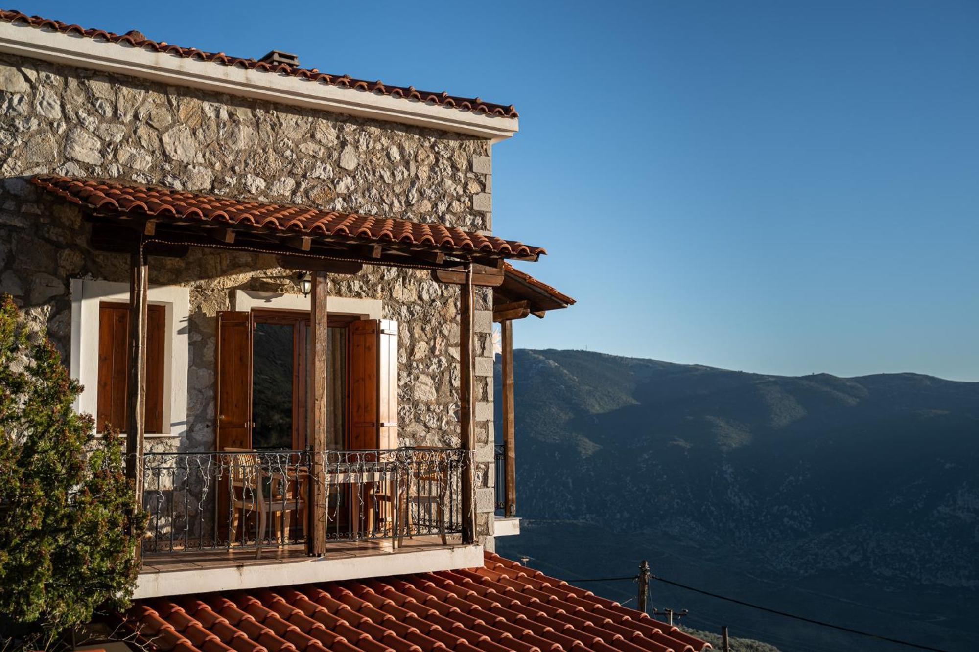 Rock Dandy Deluxe Chalet In Arachova - Delphi, Sauna, Prv Parking, Amazing View Kültér fotó