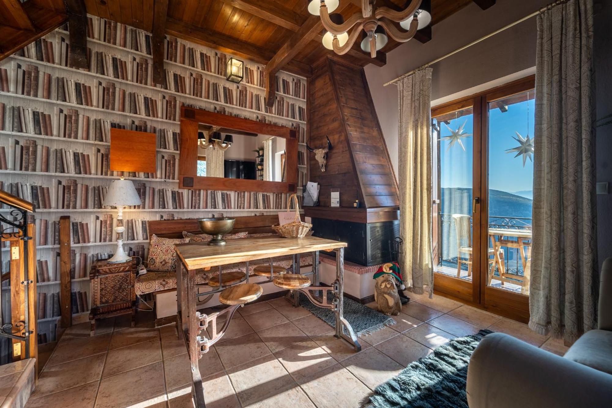 Rock Dandy Deluxe Chalet In Arachova - Delphi, Sauna, Prv Parking, Amazing View Kültér fotó